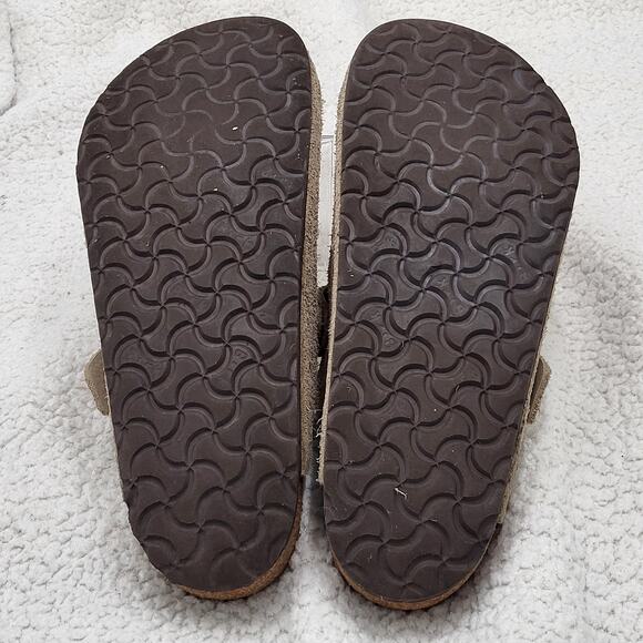 Birkenstock Boston Suede Taupe Slip-ons clogs Soft footbed s size 46 US 13-13.5 - Picture 6 of 7